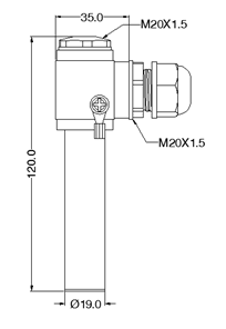 SW-21輕巧型磁開(kāi)關(guān)產(chǎn)品尺寸